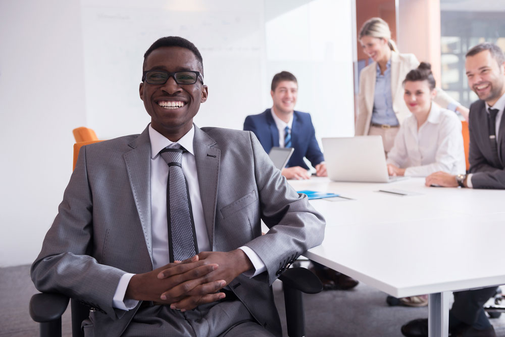 young business people group have meeting and working in modern bright office indoor young business people group have meeting and working in modern bright office indoor